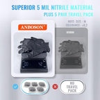 5 Mil Nitrile Gloves Black - Image 5