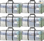 6 Pack Heavy Duty Moving Bags by VISVEIL