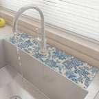 24" X 5.5" Kitchen Sink Splash Guard Faucet Mat Flora Super Absorbent Fast by Unknown