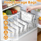 35PCS Thick Reusable Aluminum Foil Sealable Storage Bags, Stand Up Foil - Image 6