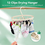 Premium Portable Travel Foldable Clothes Drying Hanger - Image 6