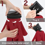 ABCCANOPY Durable Solar Led Patio Umbrellas with 32LED Lights 11FT (Burgundy) - Image 8