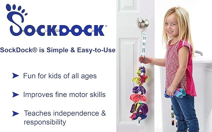 Sock Laundry Solution for Washing Drying & Storing Socks in Pairs, Clip & Hold - Image 7