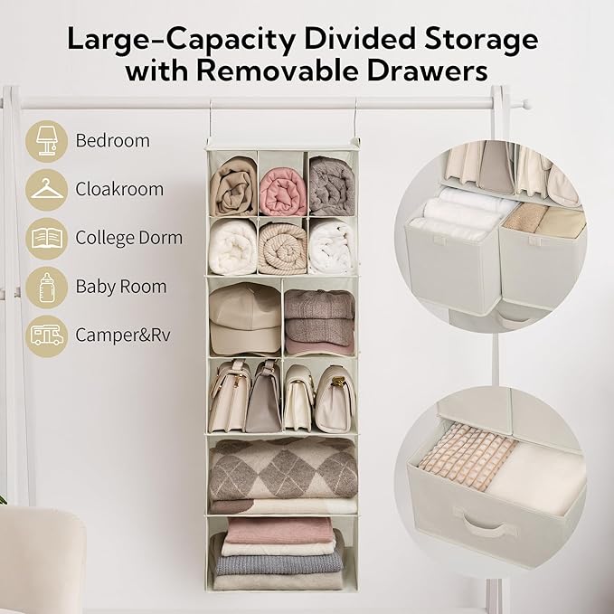 GRANNY SAYS Hanging Closet Organizer - Image 5