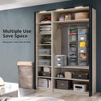 2 Pack 6 Shelves Hanging Closet Organizer - Image 4