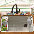 19.5" x 12" Dish Drying Mat & 24" x 5.5" Sink Splash Guard, Super Absorbent - Image 3