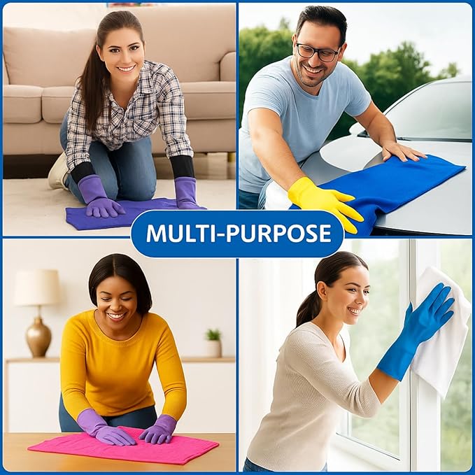 4Pcs Extra Large Microfiber Cleaning Cloths – 30x20 in Mop Towels - Image 6
