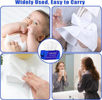 200 Count Disposable Face Towel, Dual-Textured Clean Wipes – Dry/Wet Use - Image 4