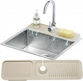 24” Silicone Faucet Mat For Kitchen Sink, Kitchen Sink Splash Guard Behind by LindasEssentials