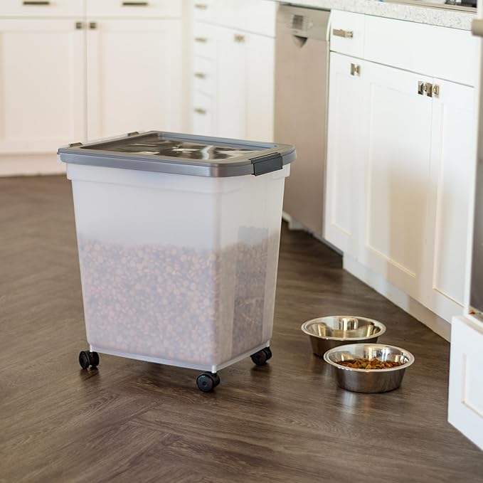 IRIS USA Dog Food Storage Container 50 lbs, - Image 3