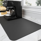 Coffee Mat - Absorbent Hide Stain Rubber Backed Dish Drying Mat by HotLive