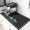 Absorbent Coffee Mat, Fashion Dish Drying Mat by CooRug
