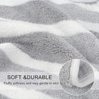KinHwa Microfiber Hand Towels for Bathroom Soft and Absorbent Face Towels Grey - Image 6