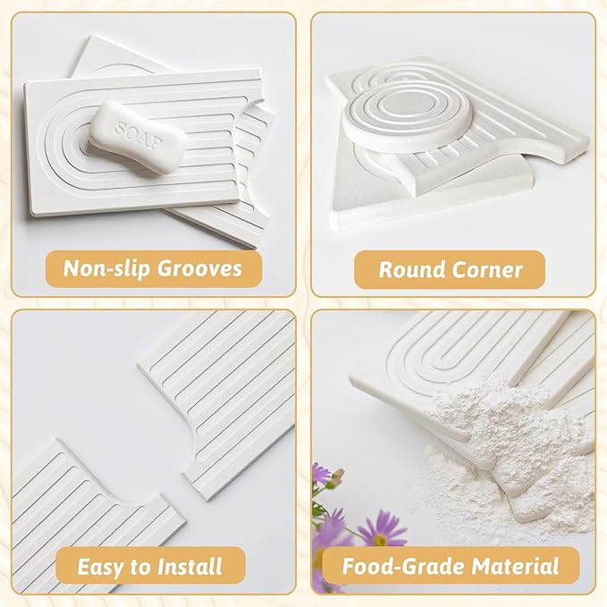 16" Faucet Mat for Kitchen Sink, Long Diatomite Fast Drying Stone Sink Tray - Image 6