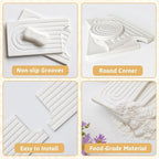 U Shape Sink Draining Mat Behind Faucet, Super Absorbent Diatomite Fast Drying - Image 6