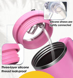 30oz Flip Straw Leak Proof Lid for Stanley Quencher, 30 oz Tumbler Lid - Image 4