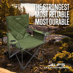 ALPS Mountaineering King Kong Camping Chairs for Adults with Mesh Cup Holders and Pockets, Built Durable and Reliable with Compact Foldable Steel Frame - Image 6