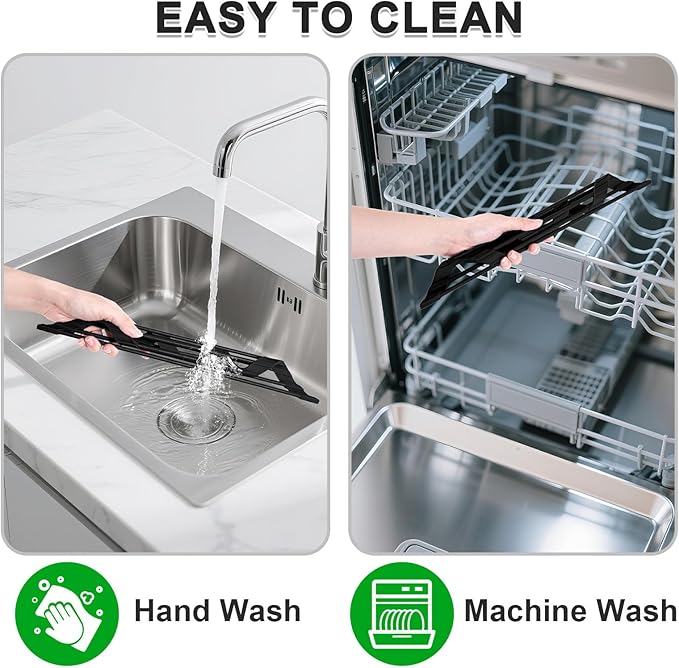 Triangular Sink Rack, Foldable Sink Drying mat, Heat-Resistant, and Rust-Proof - Image 6