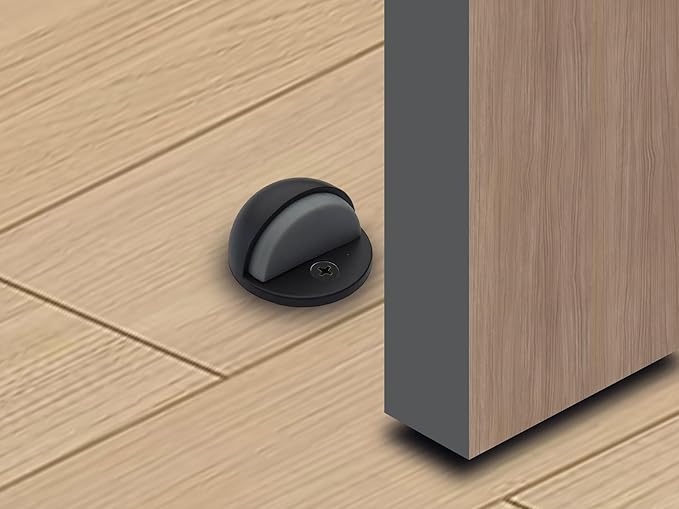 QCAA Low Dome Floor Door Stop, H 25.4 x Diameter 44.5mm, Zinc Die Cast - Image 7