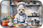 Caroline's Treasures DAC6339DDM Westie The Chef Dish Drying Mat Absorbent Dish by CarolinesTreasures