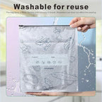 40PCS Reusable Aluminum Foil Freezer Bags, Sealable Stand-Up Zipper Storage Bags - Image 6