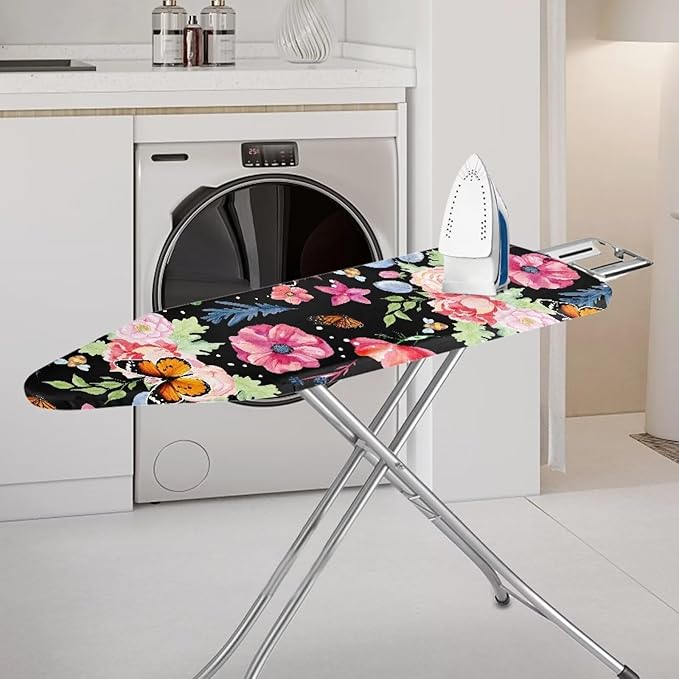 Retro Butterfly Floral Ironing Board Cover Standard Ironing Board Cover - Image 2