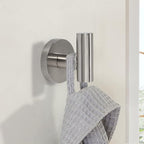 TUNNY 3 Pack Round Bathroom Towel Hooks - Image 3