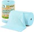 Microfiber Cleaning Cloths Roll, 75 Pack Tear Away Microfiber Towels Roll by SOOWASH