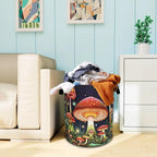Red Mushroom Laundry Basket Oxford Cloth Psychedelic Plant Laundry Hamper - Image 7