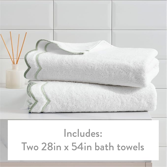 Peri Home 2 Piece Bath Towel Set, 500 GSM, 100% Cotton Towel - Image 4