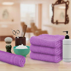 Hand Towels Purple Economy Salon Towels - Image 5
