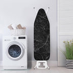 Black Marble Pattern Ironing Board Cover 15x54 Inch Standard Ironing Board Cover - Image 3