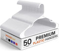 HOUSE DAY Plastic Hangers 50 Pack by HOUSEDAY