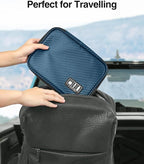 Luxtude Travel Cable Organizer Bag, Cord Organizers Bags, Electronic Organizer - Image 7