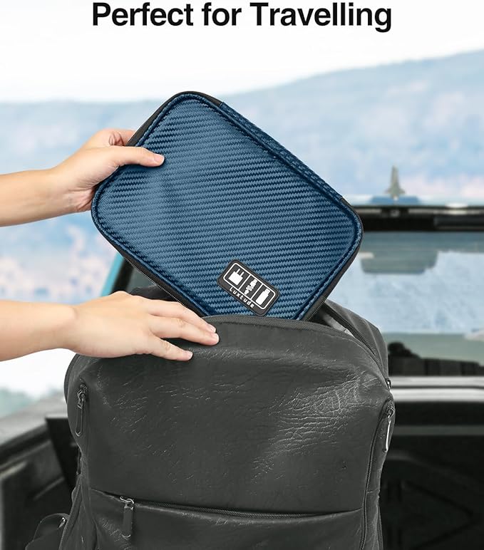Luxtude Cable Organizer Bag, Travel Cord Organizer Bag, Electronic Organizer - Image 7