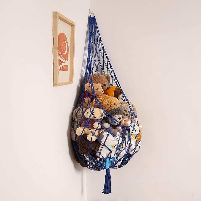 Stuffed Animal Storage Toy Hammock Corner Hanging Net by Amdermi