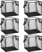 6 Pack Popup Laundry Hamper Collapsible Mesh Laundry Baskets - Image 8