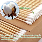 Cotton Swabs 400 count Double Round Tips Cotton Swabs - Image 7
