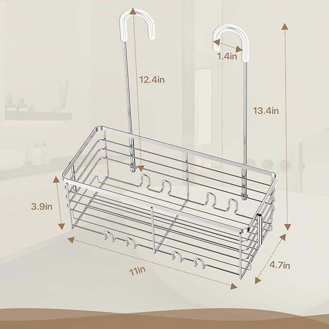 DELLAN Hanging Shower Organizer, Shower Rack - Image 5