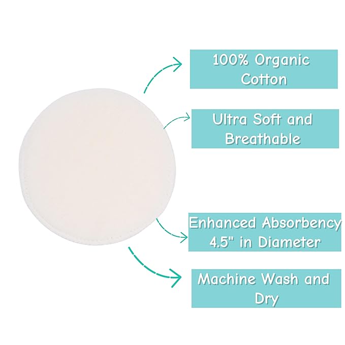 TL Care Nursing Pads Made with Organic Cotton - Image 4