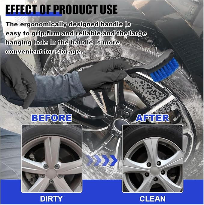 8.3×2.5 Inch Carpet Cleaning Brush, Scrub Brush - Image 5