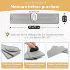 Stone Faucet Mat For Kitchen Sink, Super Absorbent, Sink Stone Quick Dry Around - Image 2