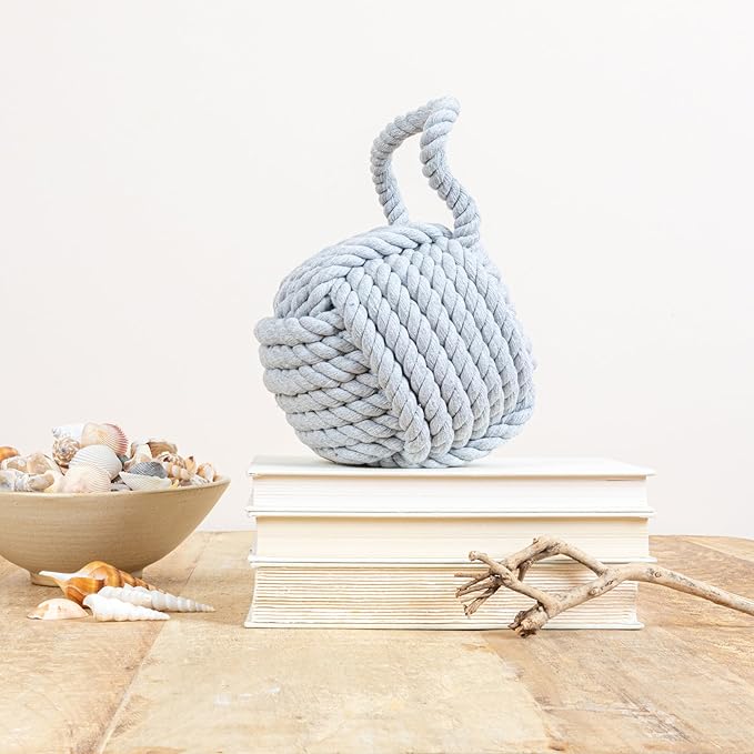 Nautical Rope Knot Decorative Cotton Door Stop - Image 6