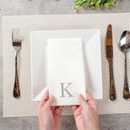 Luxenap 15.8 X 7.9 Inch Linen-Feel Guest Towels, 2000 Lettered Hand Towels - Image 5