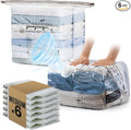 TAILI 6 Pack Cube Vacuum Storage Bags, Medium Size, Vacuum Seal Bags by TAILI