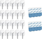 Command Small Clear Wire Toggle Hooks, Damage-Free Adhesive - Image 9