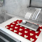 Valentines Day Dish Drying Mat 18 x 24 Inch - Image 5