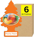 Little Trees Cardboard Hanging Car, Home & Office Air Freshener, Peachy Peach by LITTLETREES