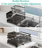 2 Tier Dish Drying Rack - Image 6