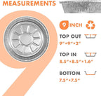 CURTA 9" Round Aluminum Foil Pans - Image 2